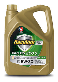 Havoline® Pro DS™ Fully Synthetic ECO 5 SAE 5W-30 - Distributor oli Caltex/chevron indonesia